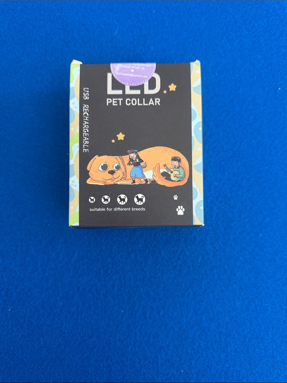 LED Pet Collar - Black (Unbranded)
